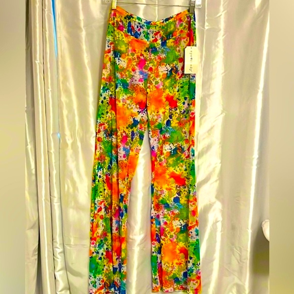NWT Eye candy size 1X coverup mesh pants